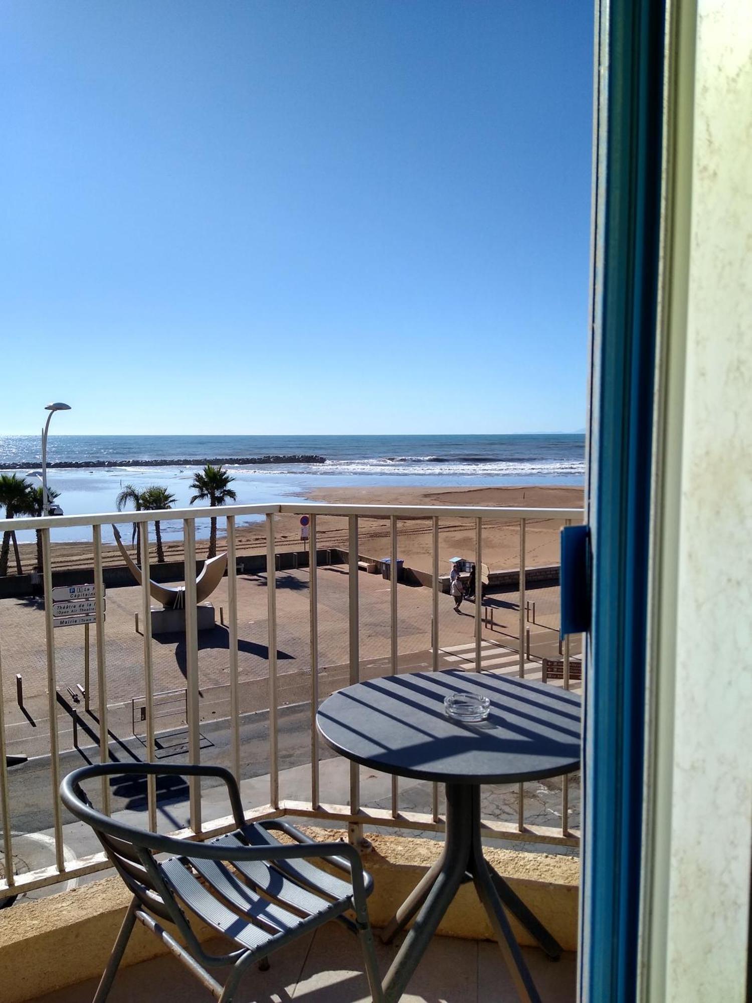 Hotel De La Mer Valras-Plage Exterior foto